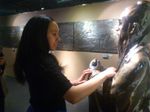 Haben feels statue at Blind Museum