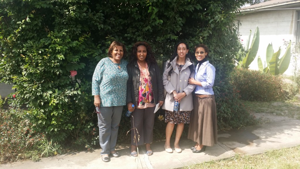 Haben, Aster, and members of the Federation of Ethiopian National Associations of Persons with Disabilities.