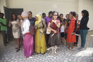 A group of students at AAU